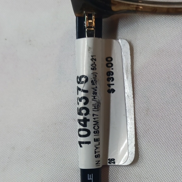 NWT WOMEN'S IN STYLE EYEGLASS FRAMES ISCM17 HAVANA NAVY - Picture 4 of 4